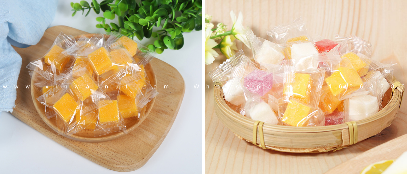 Dried Mango Cubes Packages