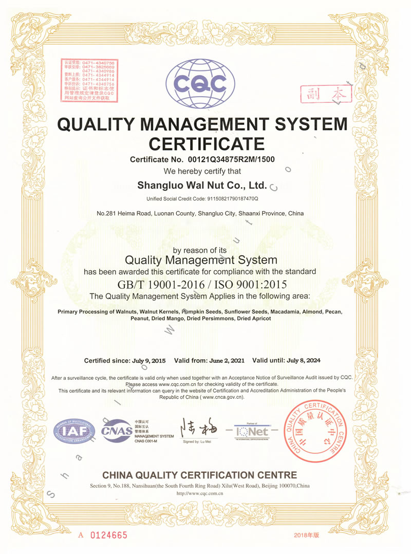 Quality Management System ISO9001:2015