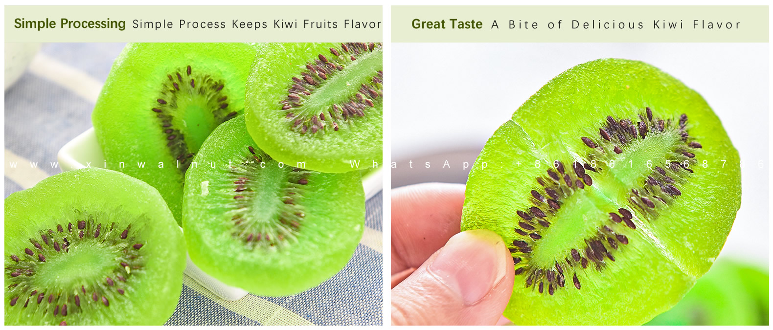 Dried Kiwi No Sugar Added