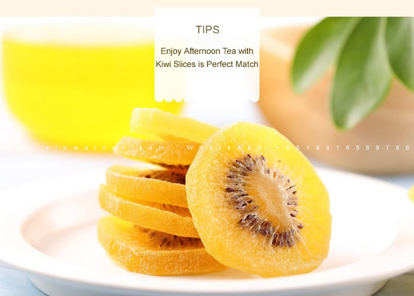 Quality Dried Kiwi Fruits Slices Golden